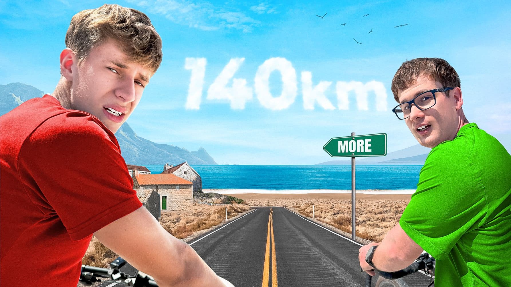 Biciklima do mora: Leon Dejanović i MarkoKC prešli 140 kilometara u 18 sati!