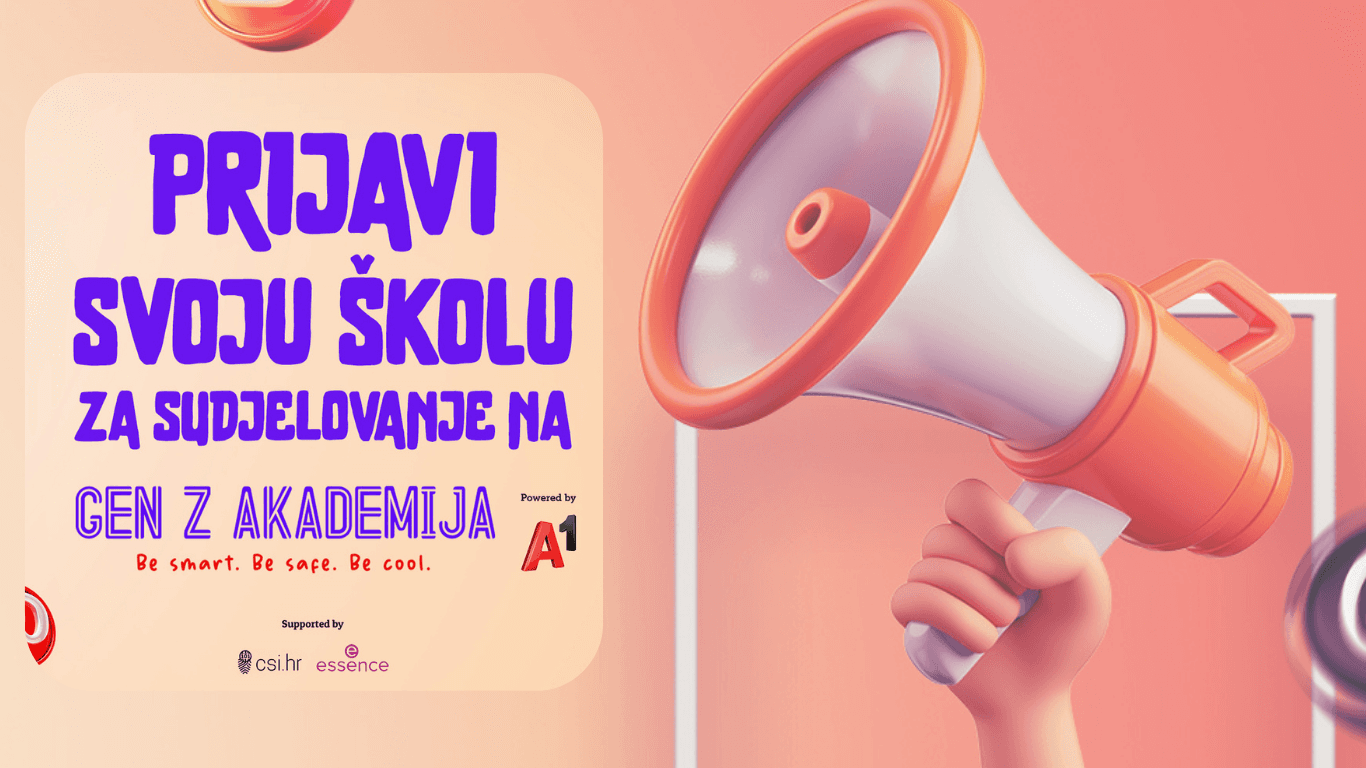Još imate vremena prijaviti svoju školu na Gen Z Akademiju powered by A1!